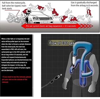 Chaleco Airbag Moto Reflectante