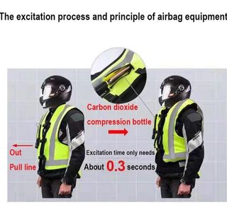 Chaleco Airbag Moto Reflectante