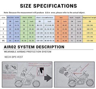 Chaleco Airbag Moto Reflectante