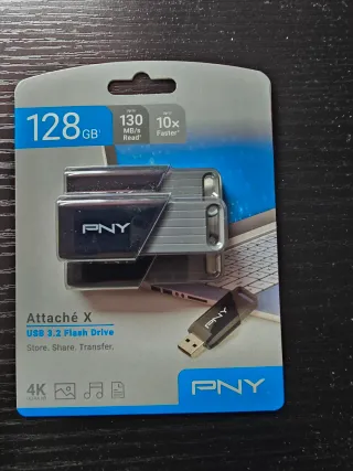 Pack de 3 Memorias USB PNY 128GB USB 3.2