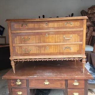 Cajonera vintage de madera