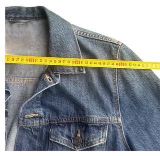 Mango Vintage Jacket Old Money Style Blue Cotton