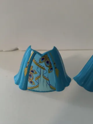 Falda Playmobil azul con diseño