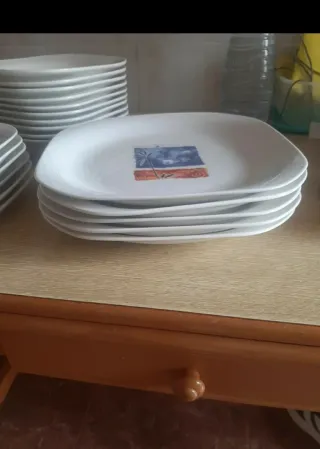 Vajilla Porcelana 21 Piezas