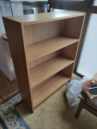 Estantería Ikea madera recibidor