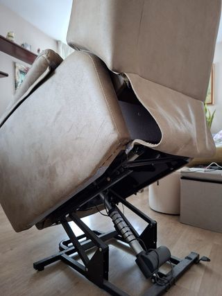 Sillón reclinable con dos motores