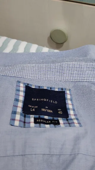 Camisa Springfield Talla L Azul