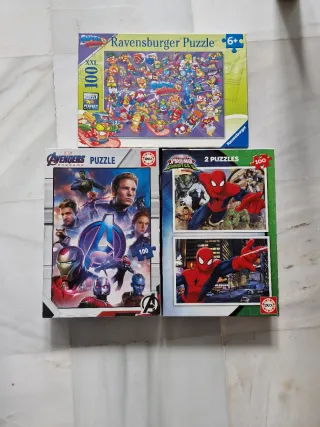 Pack 3 Puzzles Ravensburger, Educa