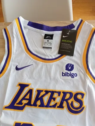 Camiseta Nike Lakers 24 Kobe Bryant Talla S