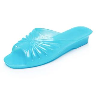Chanclas de silicona azules