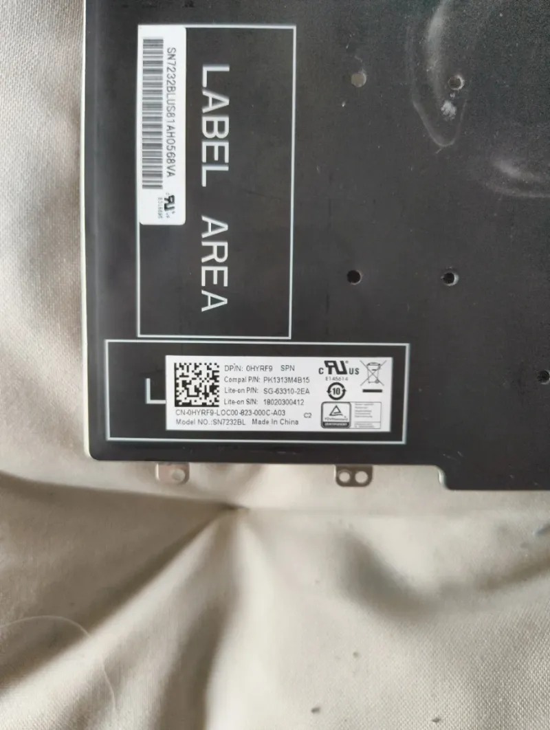 Teclado Dell Portátil con Numérico afbeelding 3