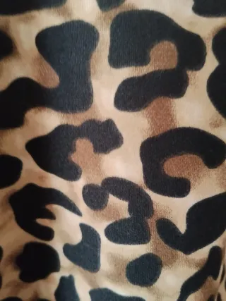 Vestido sexy estampado leopardo