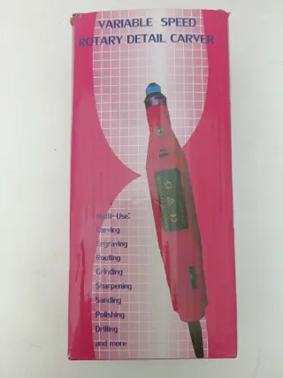 Pulidor Uñas Gel Eléctrico Azul y Plateado