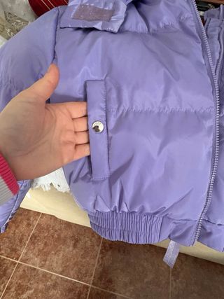 Chaqueta corta acolchada Inside Lavanda