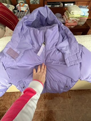 Chaqueta corta acolchada Inside Lavanda