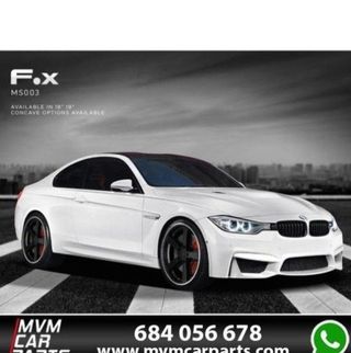 Juego de 4 Llantas 19 Fox MS003 Black Concave BM08