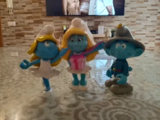 Lote di figurine di Puffi