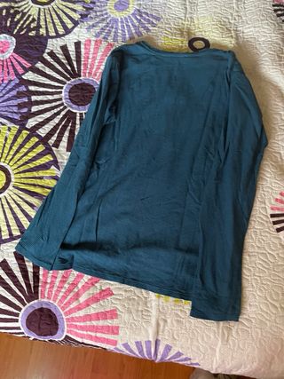 Camiseta manga larga con dibujo