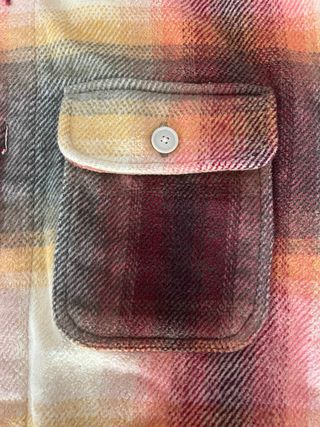 Sobrecamisa Zara cuadros polar Talla L