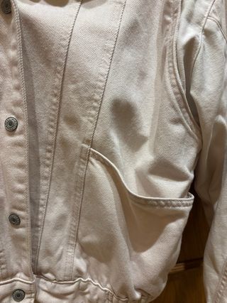 Chaqueta vaquera Pull&Bear beige