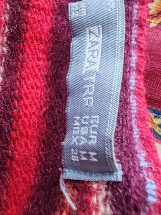 Jersey Zara niña rayas multicolor Talla M