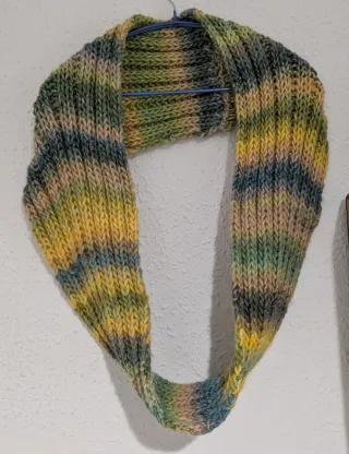 Cuello de lana multicolor