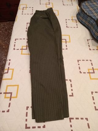 Pantalones de rayas verdes fallero etc..talla 39