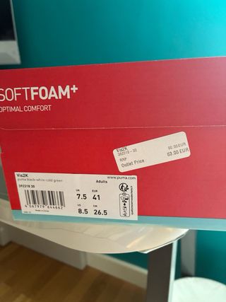 Zapatilla Puma Vis2K Hombre Talla 41