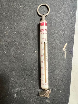 Báscula de precisión antigua