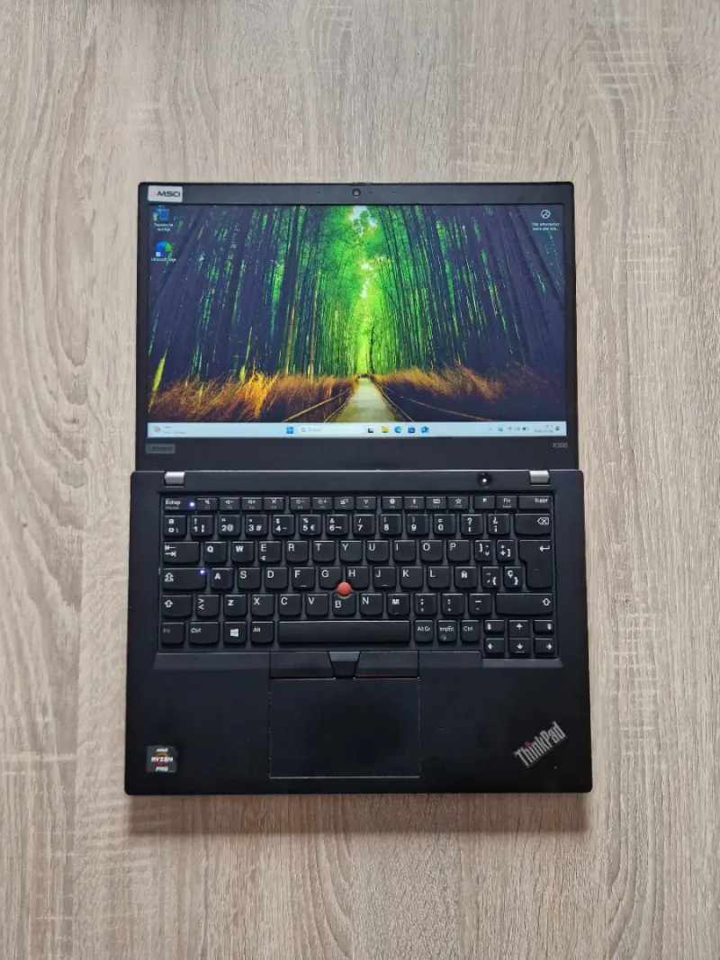 Portátil Lenovo ThinkPad X395 Negro