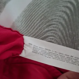 Pantaloni Zara Fucsia Viscosa