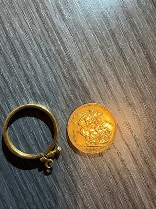 Un soberano Moneda de oro 1914