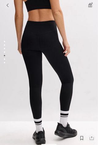 2 Leggings deportivos básicos negros Lefties