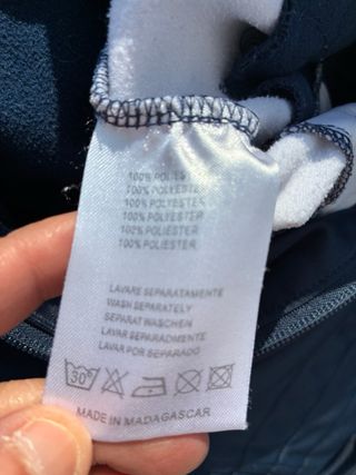 Felpa Diadora blu e bianca ragaZo