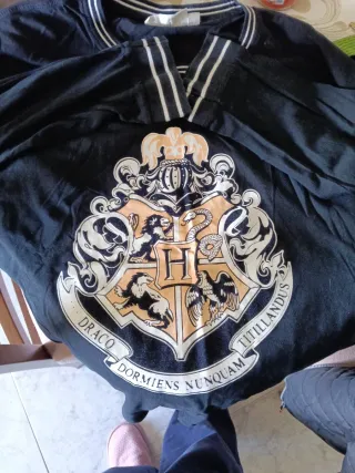 Camiseta Harry Potter Negra y Blanca