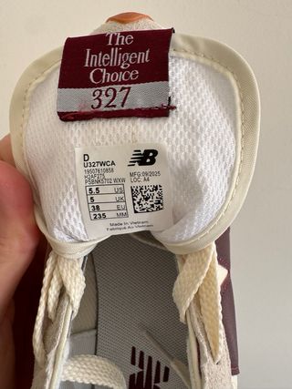 Zapatillas New Balance WS327 Gris/Blanco