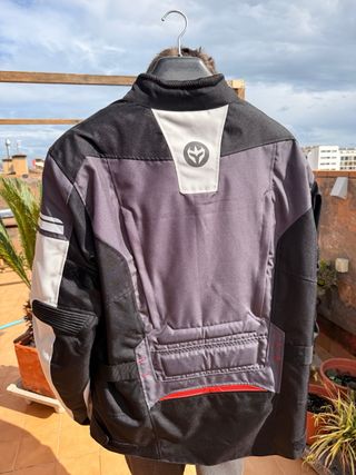 Chaqueta Moto Hombre Armure Negra y Gris