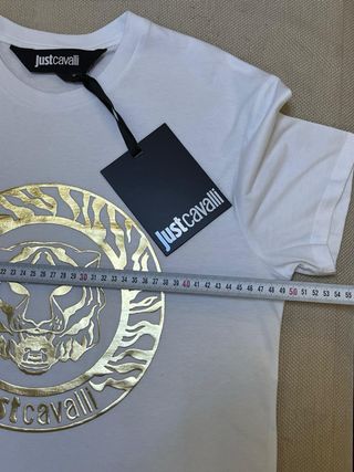 T-shirt Just Cavalli bianca taglia XS