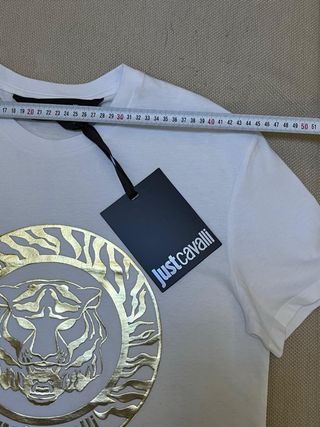 T-shirt Just Cavalli bianca taglia XS