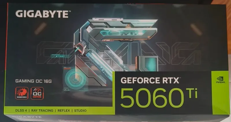 Tarjeta Gráfica Gigabyte RTX 5060 Ti Gaming OC 16G