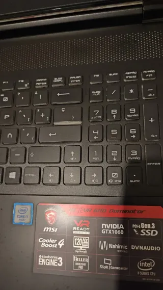 Portátil MSI Negro GT72VR 6RD Dominator Pro