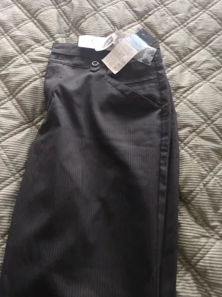 Pantalón vestir mujer negro talla M/38