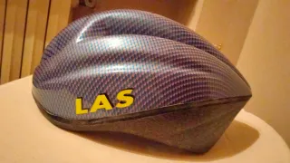 Casco bici LAS carbon look