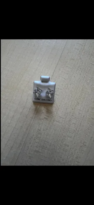 Orecchini quadrati Cubic Zirconia