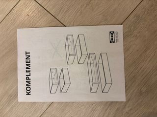 Pack 2 Cajones IKEA PAX