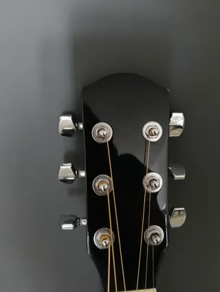 Guitarra Acústica Negra