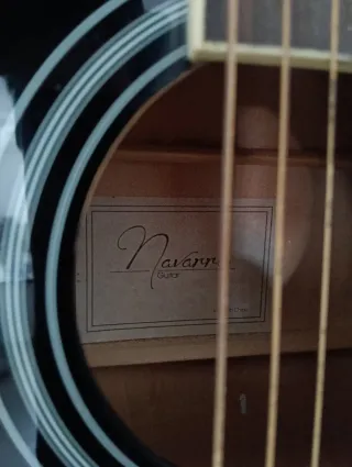Guitarra Acústica Negra