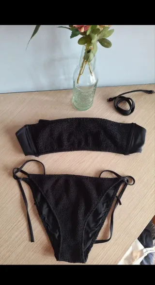 Bikini Calzedonia nero fascia