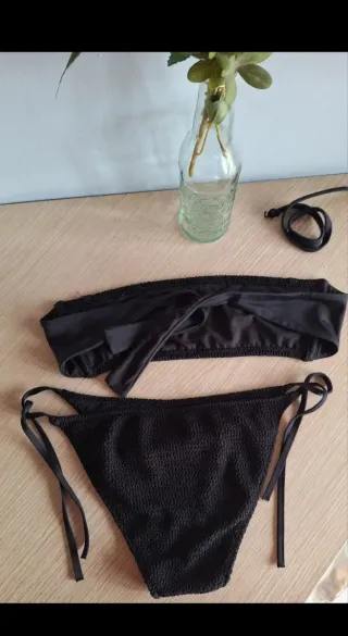 Bikini Calzedonia nero fascia