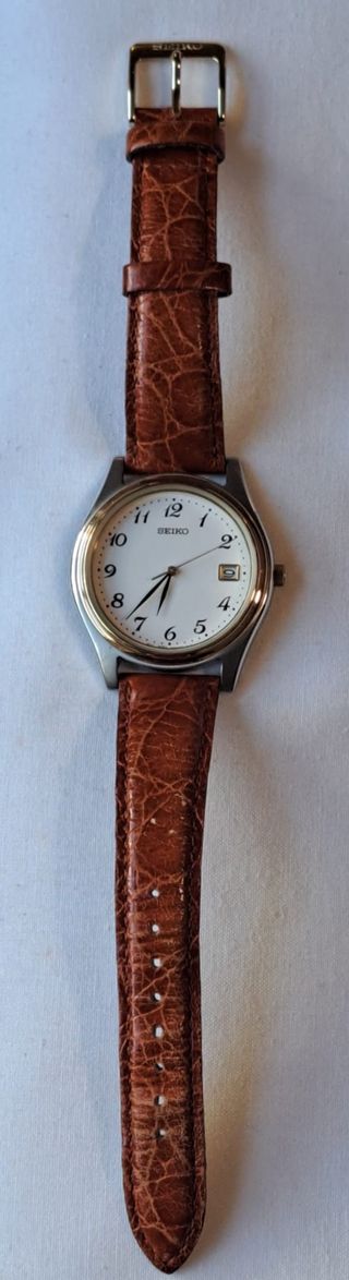 Reloj Seiko 7N42-8080 Oro y Plata